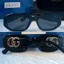 GUCCI с лого 1:1 дамски слънчеви очила елипса 2 цвята овални кръглин, снимка 4