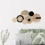 Дървена декорация за стена, " Кръгове", 67,5см, снимка 4