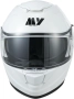 MY 935 модулна каска, ECE 22.06, двойно стъкло, бяла, M/XXL N3, снимка 5