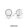 LED фар OSRAM LEDriving ROUND VX80-WD 12/24V 1150lm 6000K, снимка 3