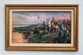 Хан Аспарух минава Дунава, картина, снимка 1 - Картини - 44398438