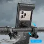 Водоустойчива стойка за телефон за велосипед Yesido C333 с въртене на 360°/Черен Баркод : 2404658, снимка 4