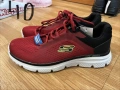 Мъжки спортни обувки, текстил, червени/черни, снимка 2