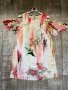 Нова ежедневна елегантна рокля 100% визкоза лилиум  паднали ръкави флорален принт цветя Sisley , снимка 8