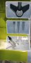 метална универсална помпа нова с различни накрайници мери налягане, снимка 3