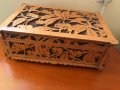 Продавам прекрасна кутия за бужута от тиково дърво , снимка 6