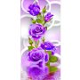 Диамантен гоблен с роза Розова, Синя или Лилава, снимка 2