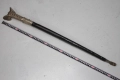 Стар османски балкански сребърен ятаган. Сребърна дръжка., снимка 2