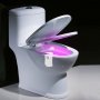 LED осветление за тоалетна чиния със сензор за движение – променящи се светлини, снимка 1 - Други стоки за дома - 41453294