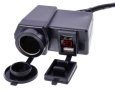 Зарядно за мотор, 2бр. USB, 4.2A волтметър, ЕВРО букса за запалка, снимка 4