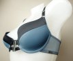 Cybele 70A сутиен в сиво и черно с предно закопчаване, снимка 2