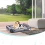 4726 Комбинирано легло за кучета и котки Устойчиво на атмосферни влияния, за дома и градината, снимка 4