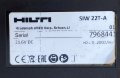 HiLTi SIW 22T-A - Акумулаторен гайковерт 2022г., снимка 5