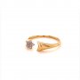 Златен дамски пръстен 1,91гр. размер:56 14кр. проба:585 модел:14287-3, снимка 2