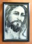 Исус Христос - впечатляваща картина от текстил, снимка 1 - Картини - 40798147