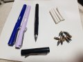 Вечен молив - комплект 3 писалки + 10 пълнителя + 4 гуми, снимка 1 - Ученически пособия, канцеларски материали - 41759303