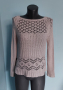 Бял копринен пуловер "Kismet" / унисайз / хипоалергичен , снимка 1 - Блузи с дълъг ръкав и пуловери - 36052639