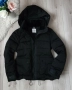 Черно зимно яке с качулка ZARA , снимка 1