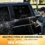 Нова Акумулаторна водоструйка за Makita 18V 300W с 6 дюзи и пяна за кола, двор, градина и тераса, снимка 6