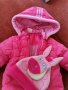 Детско яке, шапка и розови ботички, снимка 1 - Бебешки якета и елеци - 35913616