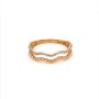 Златен дамски пръстен 1,43гр. размер:56 14кр. проба:585 модел:17605-4, снимка 1