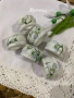 Комплект шест пръстени за салфетки с кокичета!, снимка 6
