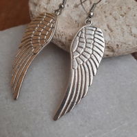 дамски обеци "Ангелски крила" , снимка 1 - Обеци - 44766396