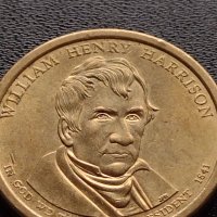 Възпоменателна монета 1 долар WILLIAM HENRY HARRISON 9 президент на САЩ 1841г. за КОЛЕКЦИЯ 38043, снимка 4 - Нумизматика и бонистика - 40765298