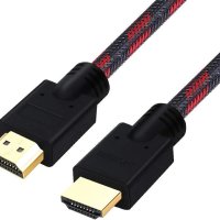 Shuliancable HDMI кабел, съвместим с висока скорост с Ethernet ARC 3D Ultra HD 15м, снимка 5 - Друга електроника - 41927382