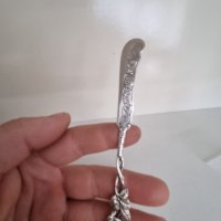 Антикварен сребърен нож , снимка 5 - Антикварни и старинни предмети - 41968079