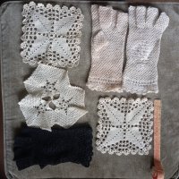 Плетива, ръкавици на една кука, снимка 6 - Декорация за дома - 41230226