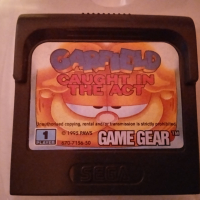 Нова Неупотребявана Оригинална Касета Игрa за SEGA Game Gear ТМ GARFIELD "Caught In The Act" ТМ 1995, снимка 3 - Други игри и конзоли - 36446211