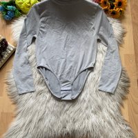 Сиво боди, снимка 1 - Блузи с дълъг ръкав и пуловери - 40038690