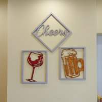 3 бр. декоративни пана CHEERS! 🍷🍺, снимка 1 - Пана - 34634582