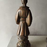 стара керамична статуетка, снимка 5 - Статуетки - 42165543