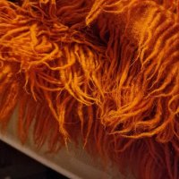 Оранжев китеник , снимка 1 - Олекотени завивки и одеяла - 41478578