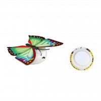 5 броя 3D LED Светещи пеперуди декорация , снимка 6 - Други - 35666369