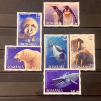 1238. Румъния 2007 ~ “ Фауна. Животни от Арктика “ ,**,MNH, снимка 1 - Филателия - 38475813