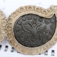 Изящни сребърни възрожденски пафти, снимка 6 - Антикварни и старинни предмети - 40760913