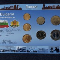 България - Комплектен сет от 7 монети - 1999-2002, снимка 1 - Нумизматика и бонистика - 39646762