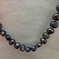 Огърлица от речни перли, снимка 5 - Колиета, медальони, синджири - 39278704