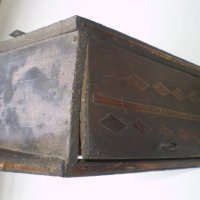 Стара кутия за часовник с интарзия, снимка 6 - Други ценни предмети - 41842943