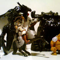 Фентъзи фигурки фигури играчки - замък, вълци, дракон рицари играчки на фирмите ELC и Simba, Papo, снимка 2 - Колекции - 44784338