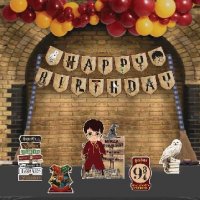 Хари Потър harry potter декор за рожден ден парти украса картонени фигурки пано, снимка 1 - Хранителни добавки - 39990162