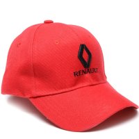 Автомобилна червена шапка - Рено (Renault), снимка 1 - Шапки - 41061197