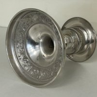 Vintage сребърен свещник 800 проба, снимка 6 - Антикварни и старинни предмети - 44298064