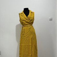 Жълта дамска рокля, снимка 1 - Рокли - 41772825