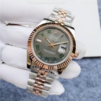 Мъжки часовник Rolex Datejust Two Tone Wimbledon с автоматичен механизъм, снимка 3 - Мъжки - 38809242