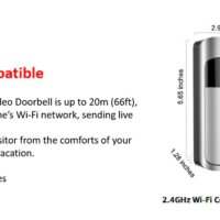 166° Смарт Видеодомофон Двупосочен Интерком Злектронен Звънец WiFi Видео Домофон PIR Сензор Движение, снимка 13 - Комплекти за видеонаблюдение - 41321198