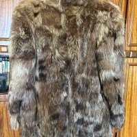 СПЕШНО! Дамско палто с естествен косъм от сибирска лисица, снимка 2 - Палта, манта - 41982176
